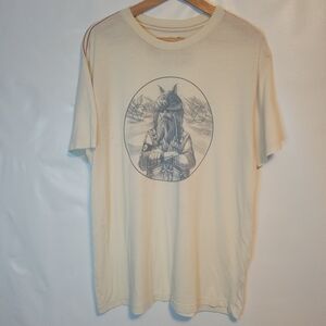 RVCA Artist Network Program Cream Graphic Tee with Jeff McMillan Artwork